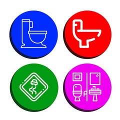 Set of signage icons