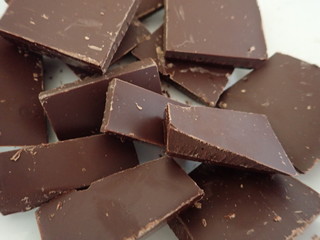 homemade preparation of sweet chocolate cake