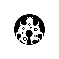 Fototapeta premium bug vector illustration icon design template