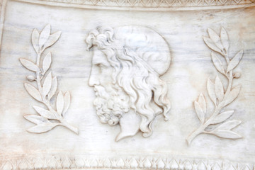 ancient greek art, zeus statue 