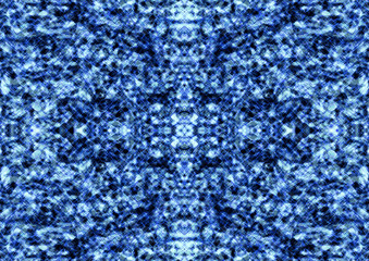 seamless blue pattern, textile monochrome ornamental pattern, symmetric repeating ornament, polygonal wrapped template