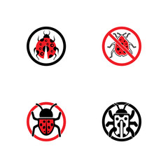 bug vector illustration icon design template