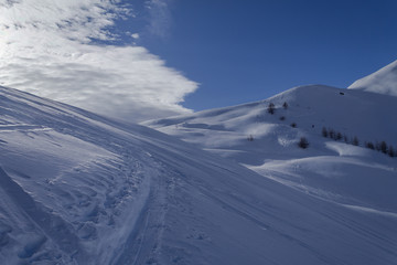 ski mountaineering trip to Argentera in the upper Stura Valley