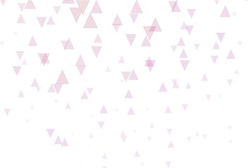 Light Purple, Pink vector texture with triangular style.