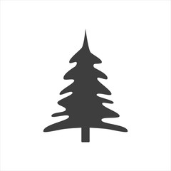 vector image of a tree on white isolate