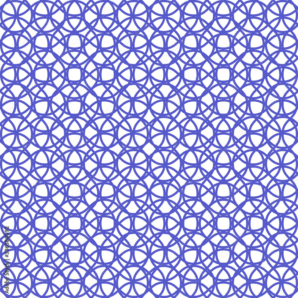 Poster seamless circles pattern in abstract style on white background. elegant decoration.