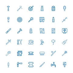 Editable 36 craft icons for web and mobile