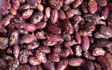 heap of red beans as background