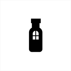 Wine house logo designs  Vector Image , logo bottle home 