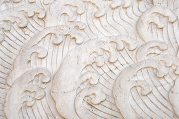 Chinese ancient folk stone relief pattern