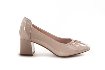 women's footwear on a white background isolated.