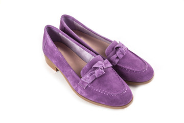 women's footwear on a white background isolated.