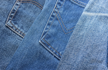 Fototapeta premium blue jeans with a zipper