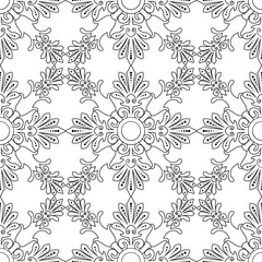 vintage oriental seamless texture pattern. classic abstract pattern with vintage element. ethnic, traditional, indian, turkish, persian style pattern.