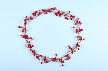 Red berries composition.