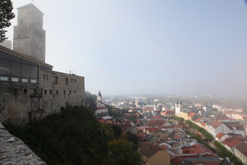 view of the city of trencin