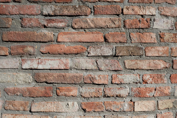 horizontal frame background and red brick wall background