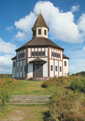Kapelle von Tesarov (Bad Wurzelsdorf) im Isergebirge nahe Harrachov,Tschechische Republik