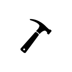 Hammer tool vector icon