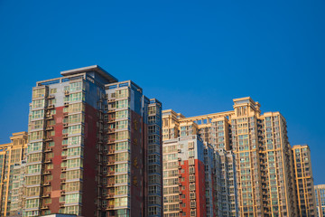 Fototapeta premium Buildings architecture in Zhengzhou, Henan, China