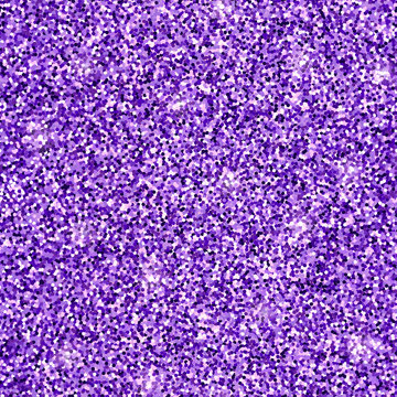 Violet glitter texture. Purple shiny gem seamless pattern. Abstract design element for print, interior decor, fabric, textile, wrapping paper, background, wallpaper. Vector illustration