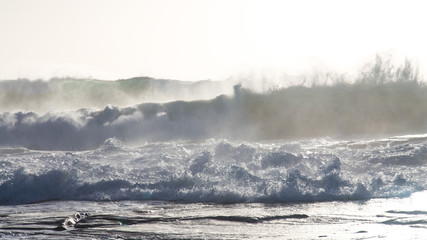 Waves Crashing