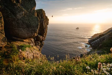 Foto op Canvas Costa de Galicia, en el norte de España. Acantilados de finisterre y oceano atlantico. © Chris Leon