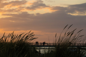 Fototapeta premium Strand Sonnenuntergang