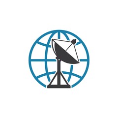 satellite vector icon illustration design