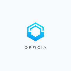 Letter O logo design vector template	