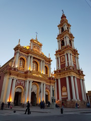Fototapeta na wymiar Basílica y convento de San Francisco