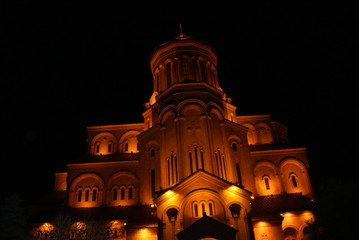 Fototapeta premium Tbilisi is the capital of Georgia. Hills and streets