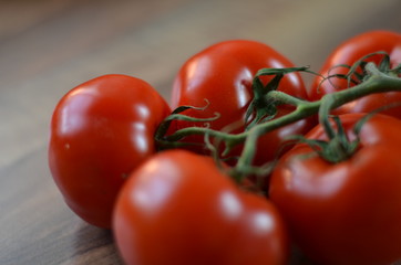 fresh tomatoes used for cooking in the kitchen