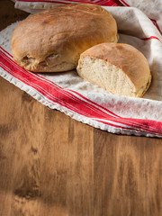 fresh home baked loaf of bread