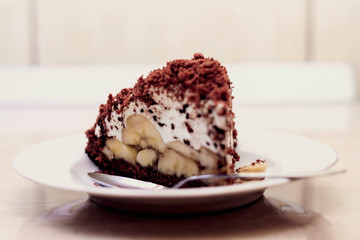 cake with chocolate