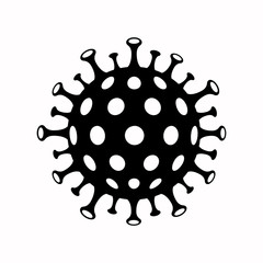 Coronavirus icon. Vector corona virus sign.  