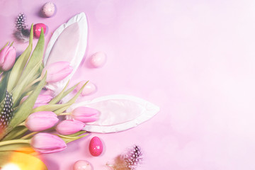 Obraz na płótnie Canvas Spring Easter background
