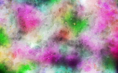 Watercolor painting background full frame. aquarelle art.