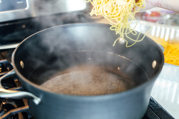 Spaghetti All’amatriciana With Broccolini  