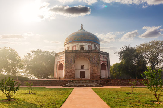 Nila Gumbad in the Humayun's tomb complex at Delhi, India