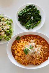 Spaghetti All’amatriciana With Broccolini  