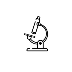 microscope icon vector