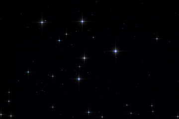 Milky Way stars photographed with astronomical telescope. My astronomy work.