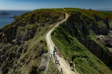 The Channel Islands in summer with good weather and greenery