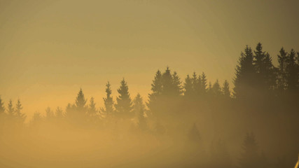 Fototapeta premium sunrise in the mountains