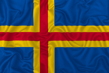 Aland islands flag