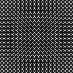 Subtle mesh seamless pattern. Texture of lace, weaving, net, lattice, small grid. Delicate ornamental monochrome geometric background. Simple minimal black and white ornament. Dark repeat design