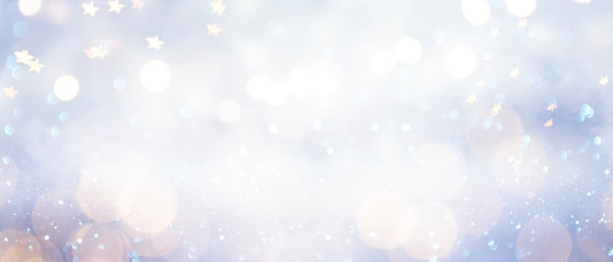 Obraz na płótnie Canvas Merry Christmas and New Year holidays blurred background