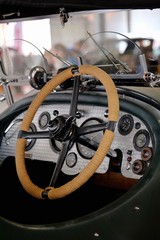 vintage car steering wheel
