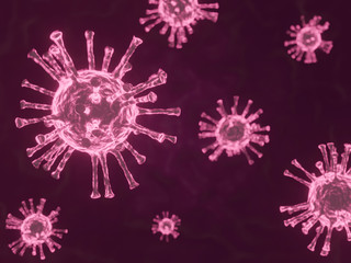 3D illustration concept. COVID-19 , Corona virus outbreak